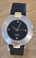 Boccia Titanuhr Damenuhr Armbanduhr schwarz Gold vintage Ret