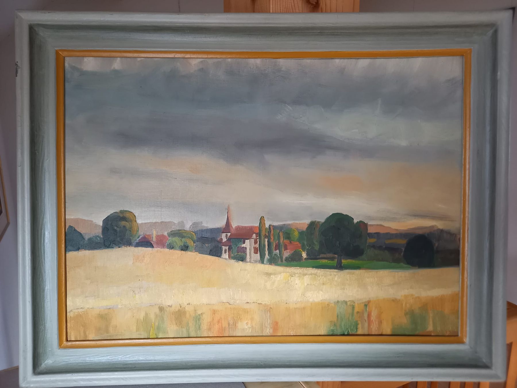 Dipinti: Sommerlandschaft von A. Schläppi – Usato da Wohlen b. Bern venduto da phifaka