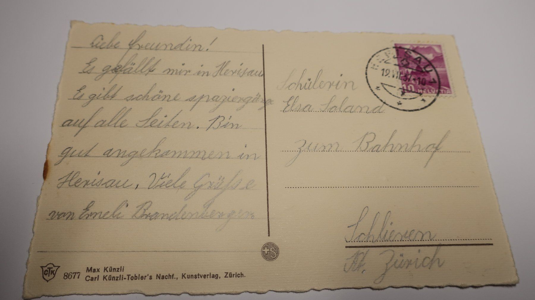 Cartes postales: Herisau Marktplatz  1937 – D'occasion à Cormoret par Pascalll2001 2