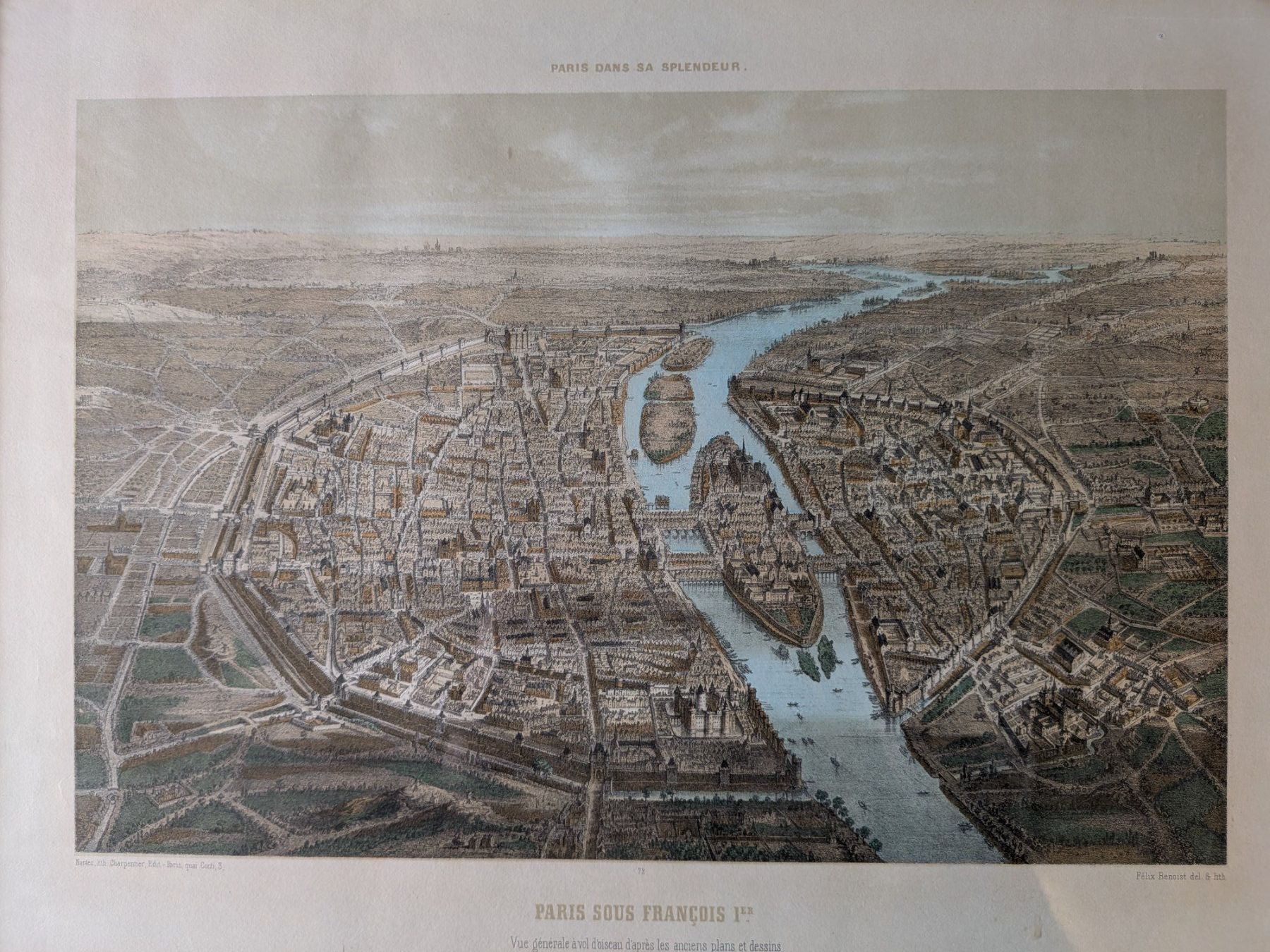 Cartine & Atlanti: Alte Karte Paris – Usato da Emmen venduto da magelan