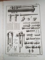 6 gravures sur la Taillanderie. 18ème s.