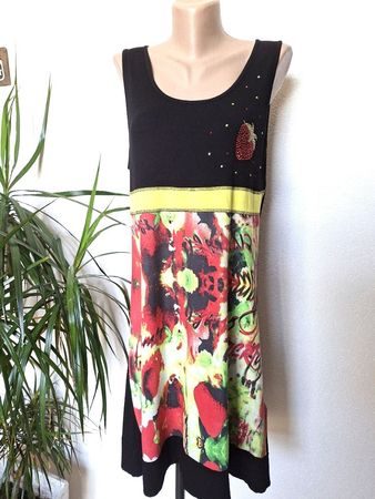 Robe mi-longue -ANNA FIELD – imprimé - Taille 42