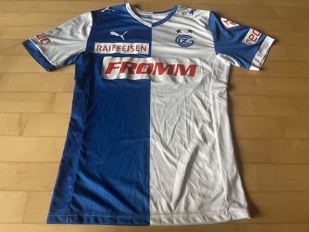 GC GCZ Grasshoppers Zürich Vintage Trikot teamsigniert 13/14
