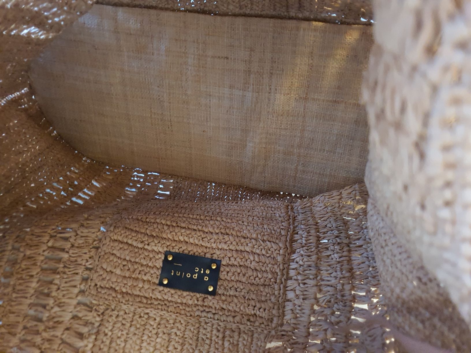 Borse: A Point Etc Woven Straw Tote Bag – Usato da Genève venduto da gvokiii 2