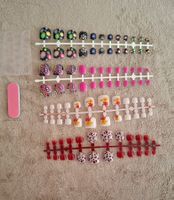 Lot de 4x24 faux-ongles pour les pieds neufs 2/Set mit 4x24