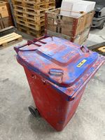 Kunststoffcontainer blau/rot
