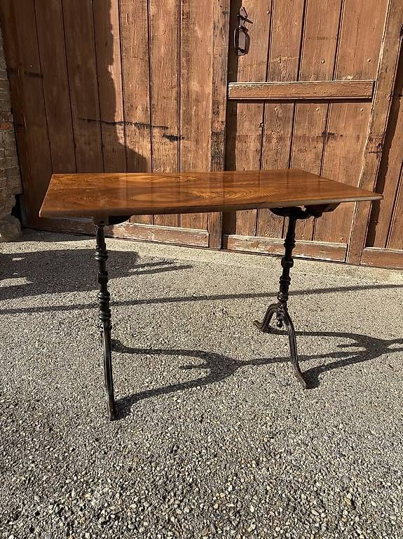 Tavoli: Petite table de bistrot en noyer – Usato da Arnex-sur-Orbe venduto da Tutu1037 2