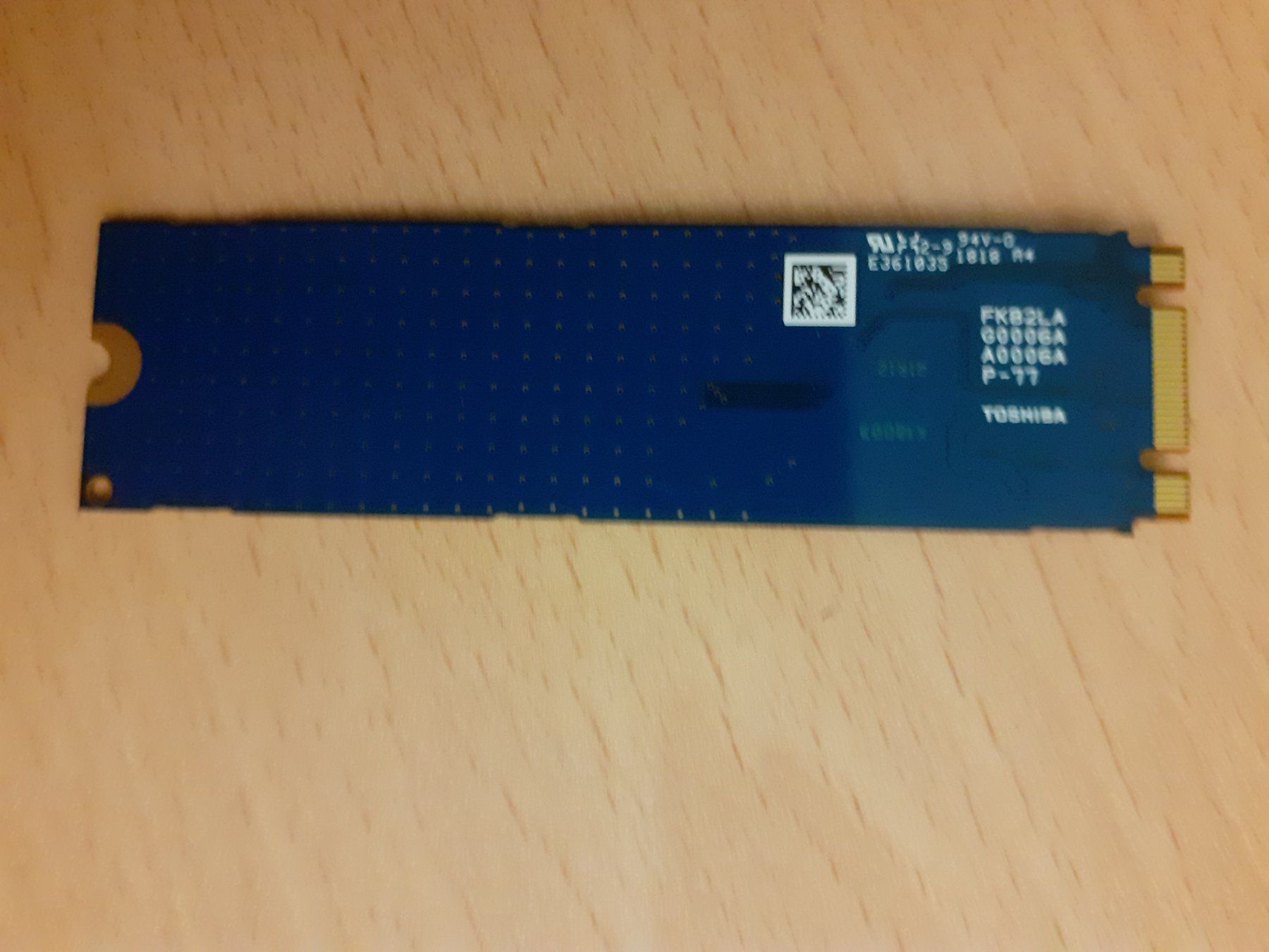 Toshiba Dischi rigidi: Toshiba 256GB NVMe Notebook – Usato da Chur venduto da Blackbook 1