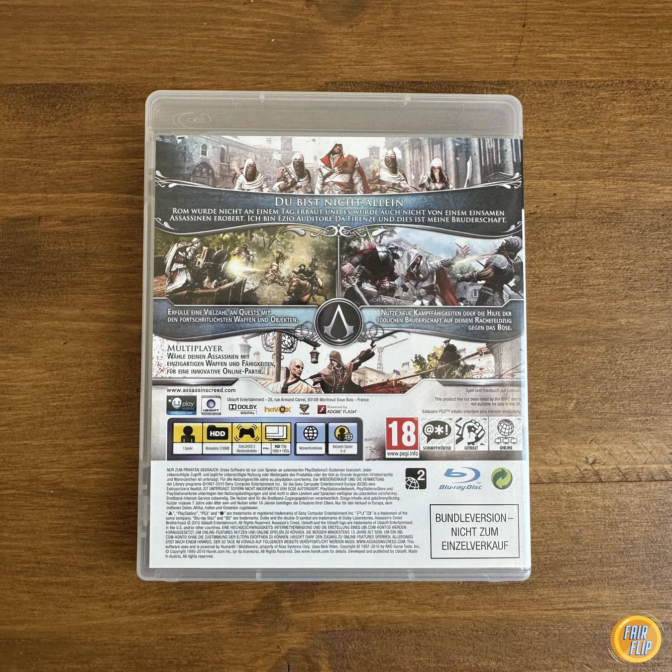 Sony Spiele: PS3 Assassin's Creed Brotherhood – Gebraucht aus Luzern von fairflip 2