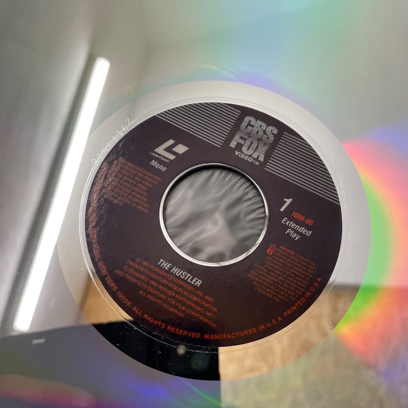 Tutti i DVDs: The Hustler - LASER DISC - Englisch Orig. – Usato da Stans venduto da Brode 3