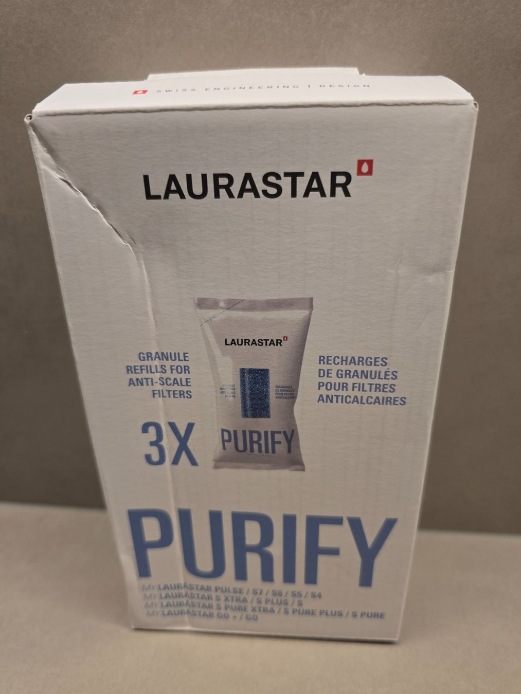 Laurastar Ferri da stiro: LAURASTAR PURIFY 3X Granulate Neu – Nuovo e nell'imballaggio originale da Winterthur venduto da Winthertur84
