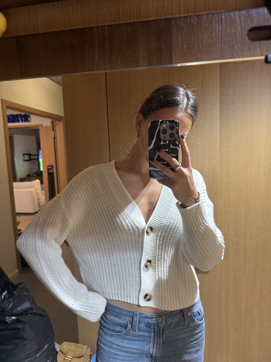 Maglioni & Felpe: Strickjacke weiss S – Usato da Zürich venduto da SaraLU 1