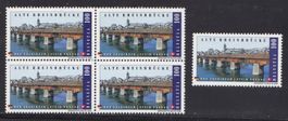 2008  Viererblock+Einzelmarke  CH - BRD  ** Postfrisch **