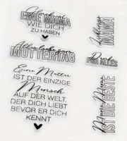 Silikonstempel Muttertag