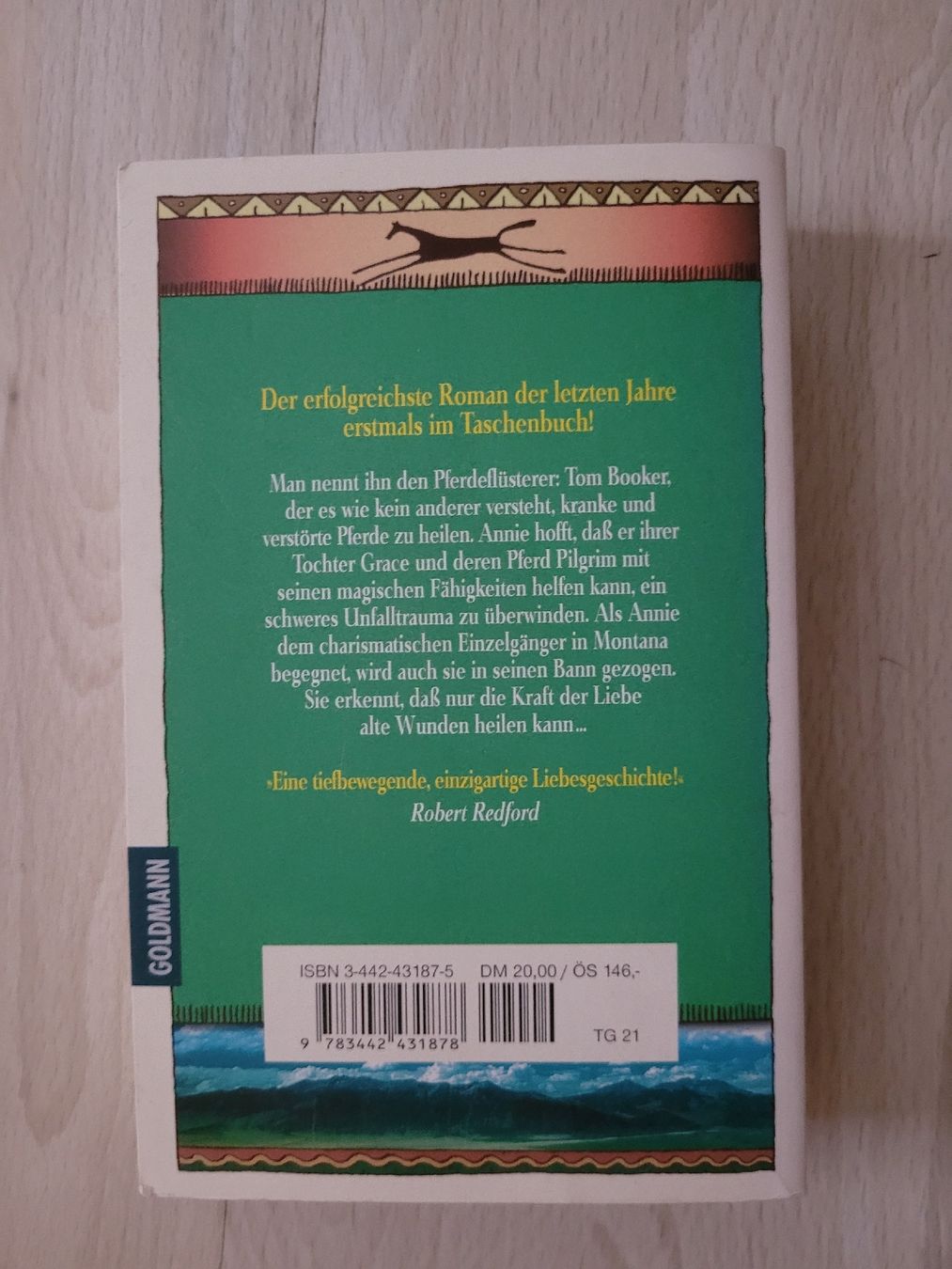 Libri: Der Pferdeflüsterer, Nicholas Evans – Usato da Perlen venduto da Safari_23 1