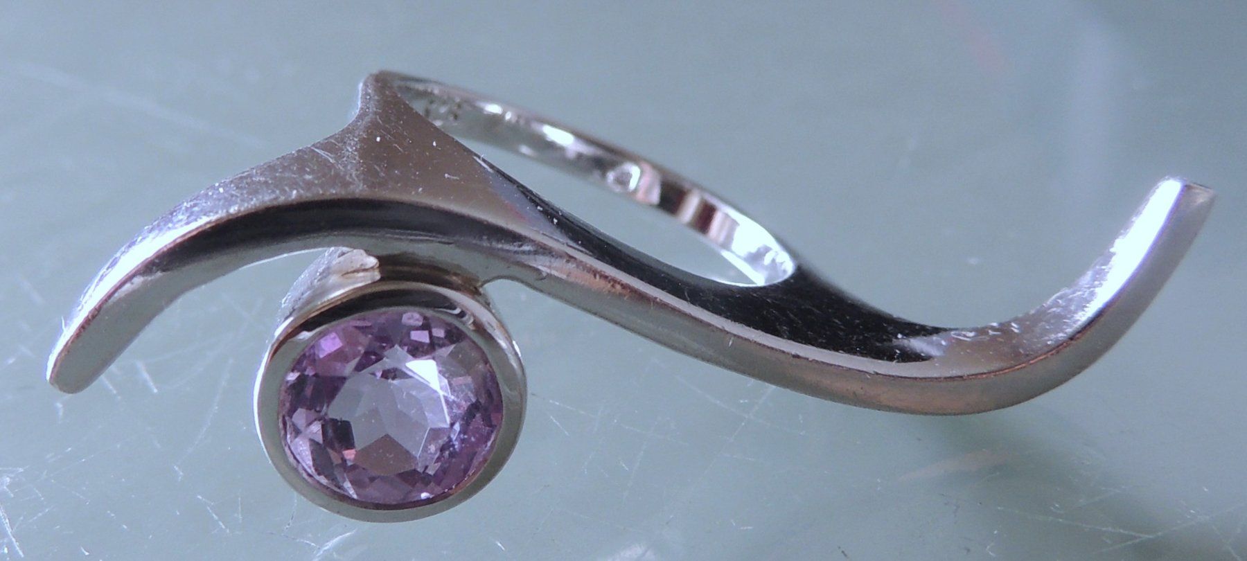 Anelli: Amethyst Silber 925 Fingerring Gr. 56 – Usato da Waldenburg venduto da schaller707
