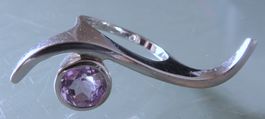 Amethyst Silber 925 Fingerring Gr. 56