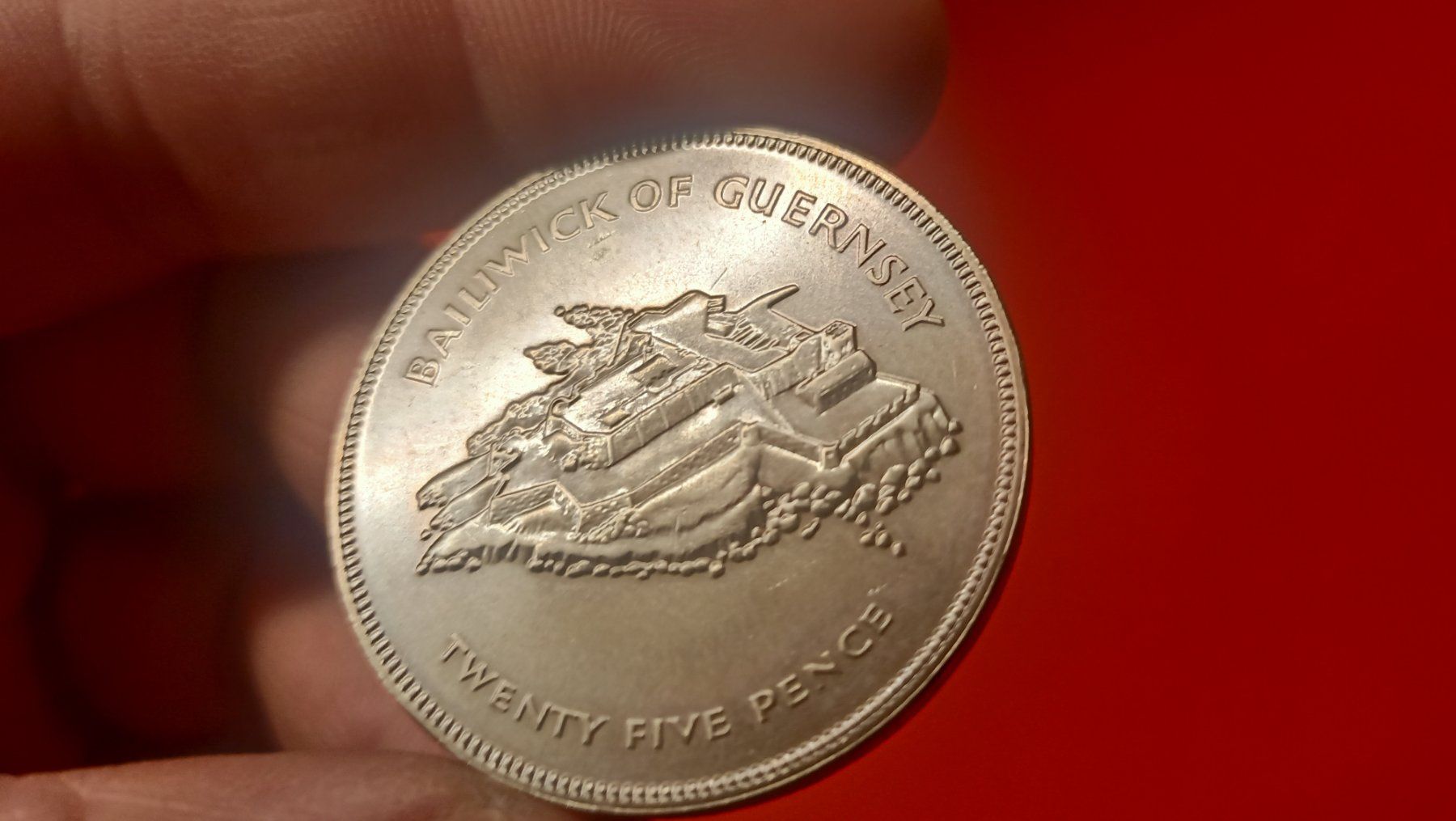 Alle Münzen: 25 pense Queen Elizabeth Grossbritannien – Gebraucht aus Trübbach von Adam123456 5