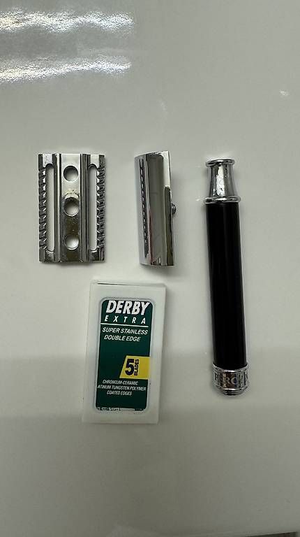 Rasoi & Lamette da barba: Percy Nobleman SAFETY RAZOR – Usato da Zollikon venduto da rose59