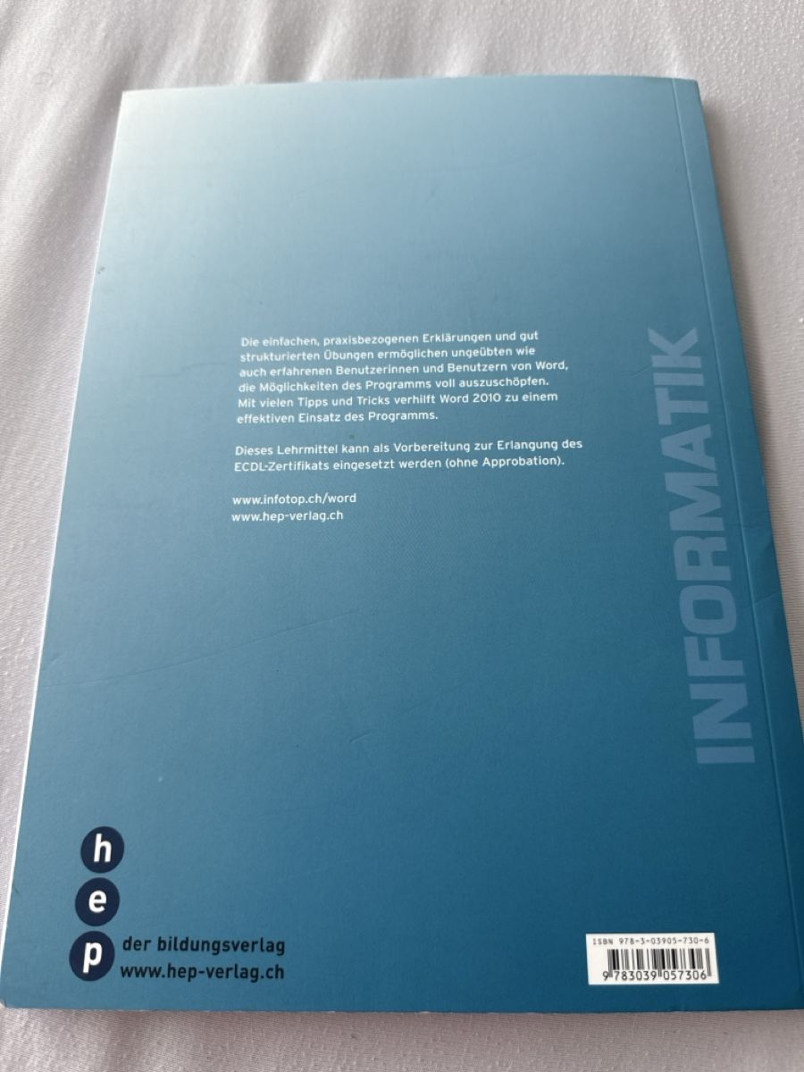 Livres: Word 2010 - Lehrbuch – Neuf (Voir description) à Trimbach par ars_dy8r 3