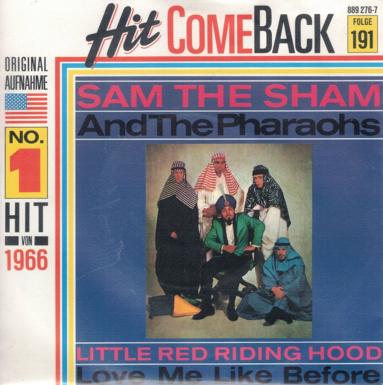 Dischi in vinile: Single7  Sam the Sham  --  Little red riding hood – Usato da Rheinau venduto da thealbum