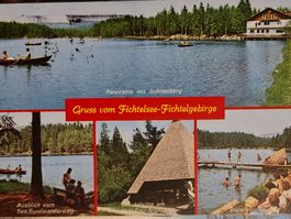 Gruss vom Fichtelsee - alte Postkarte 1982