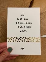 Gratis Versand - Karte A6