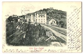 Relief-AK Rigi-Staffel, Hotel und Bergba