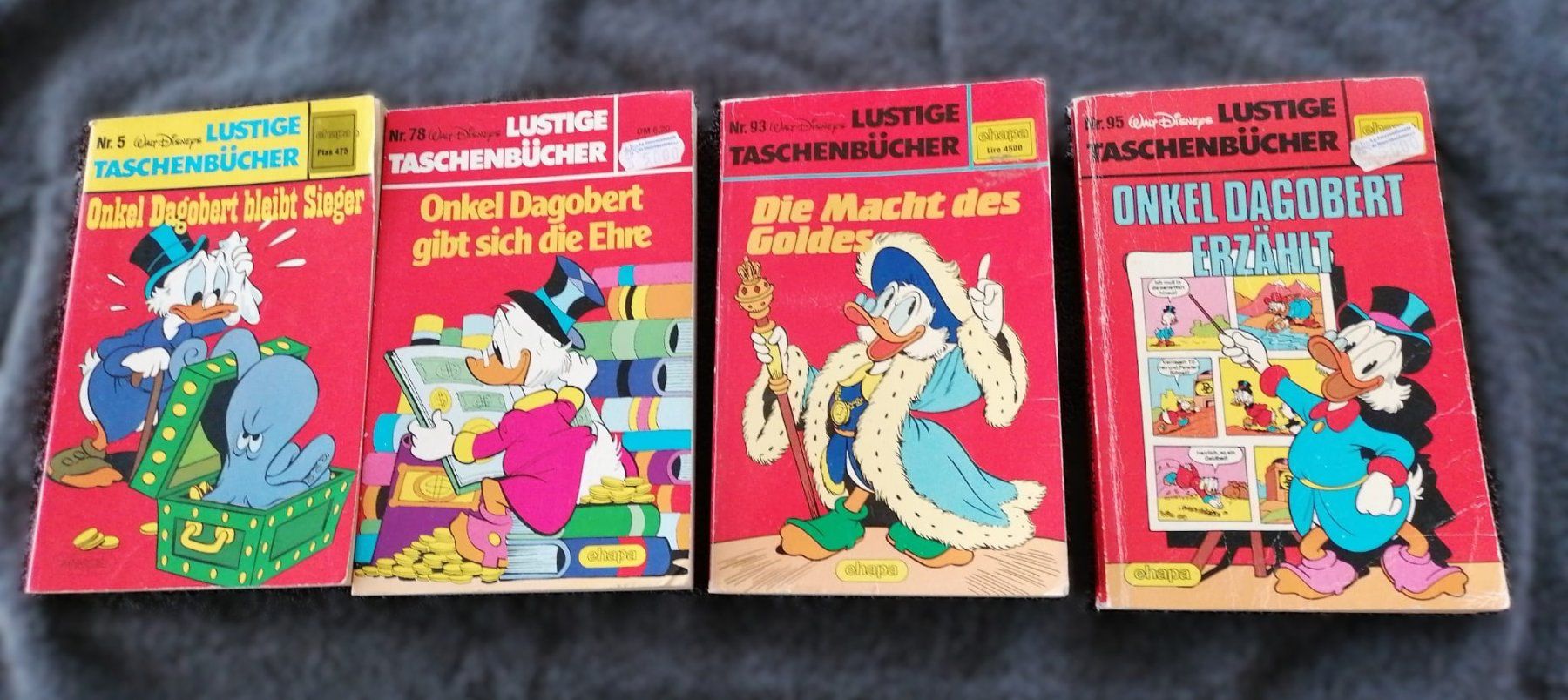 Comics: Comics Dagobert Duck 4 mal – Gebraucht aus Grächen von Hel7890