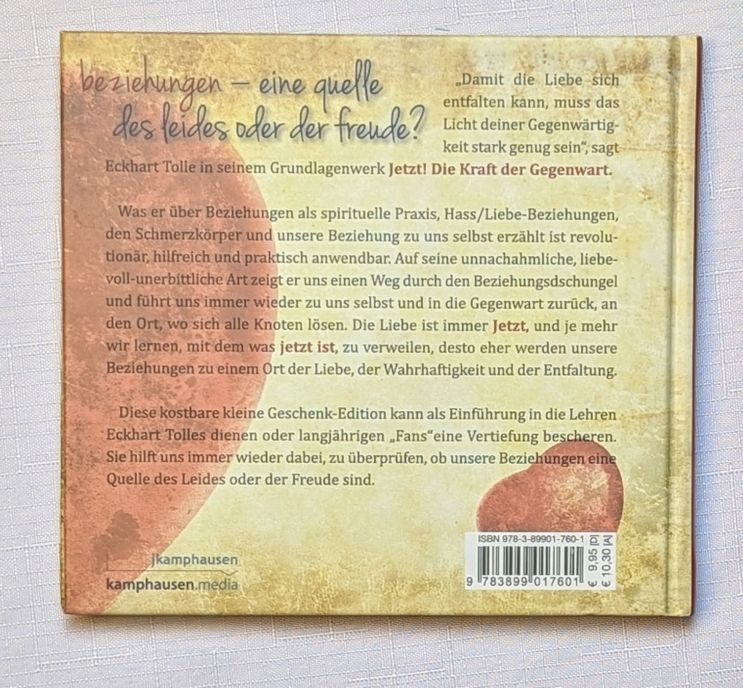 Libri: Lebendige Beziehungen JETZT - Eckhart Tolle – Nuovo (secondo la descrizione) da Wängi venduto da ABIZONE-86 1