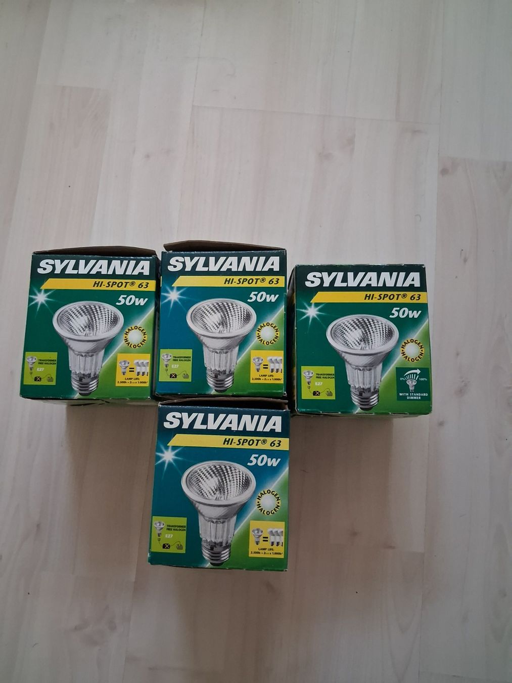 Lampade: 4 X HI SPOT HALOGEN 63  50 WATT – Nuovo e nell'imballaggio originale da langnau venduto da Santos1411