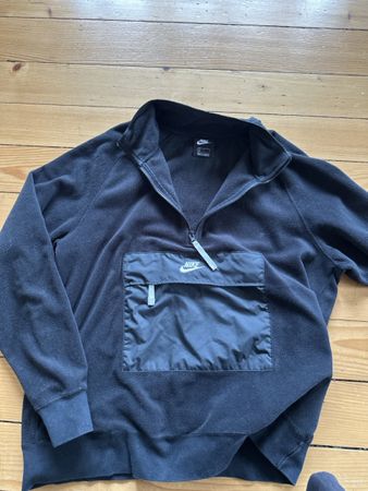 Nike Fleece Pullover Faserpelz schwarz L