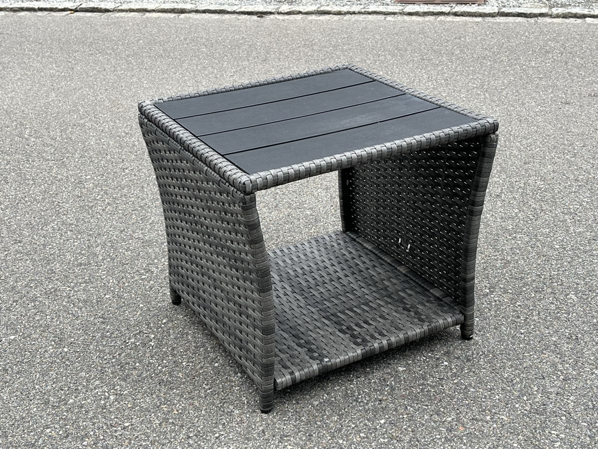 Tavoli: Casaria Gartentisch, Polyrattan, Grau, – Usato da Horgen venduto da Grizzly83 4