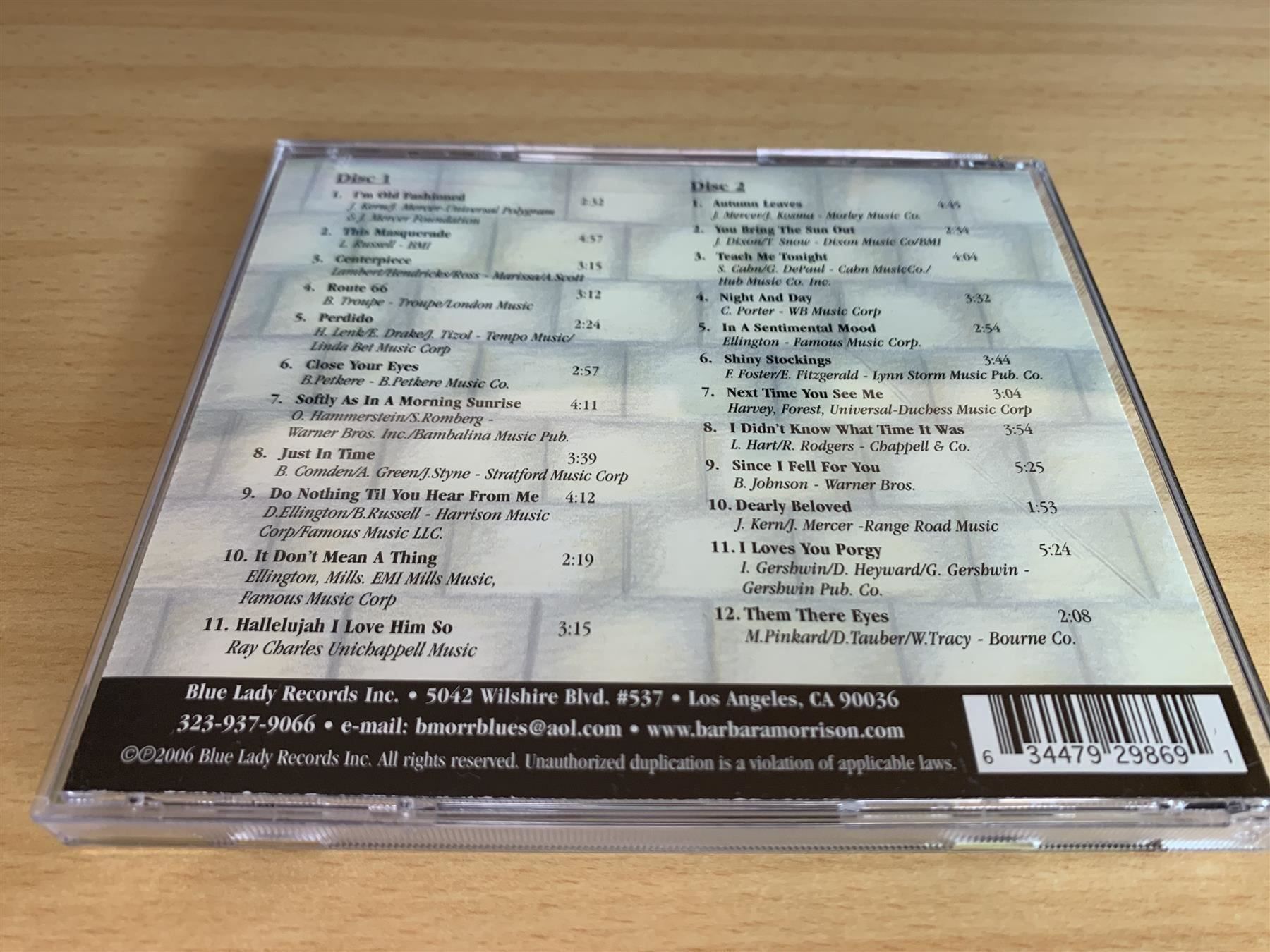 CD: Barbara Morrison – Double Standar - 2 CD – Usato da Rikon im Tösstal venduto da Alpenmutz 1