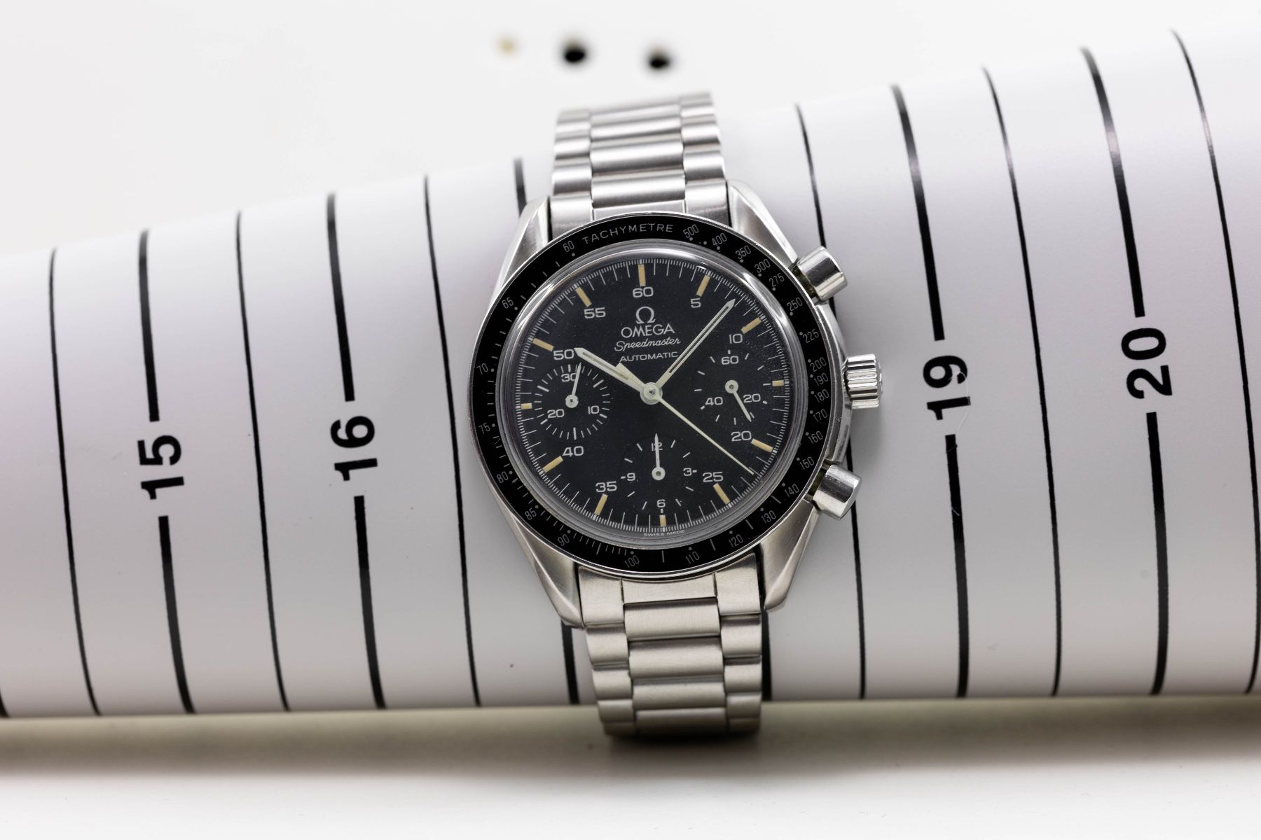 Omega Uhren: Omega Speedmaster Reduced/ full set/ Serviced 2024 – Gebraucht aus Genève von Hiakoo 4