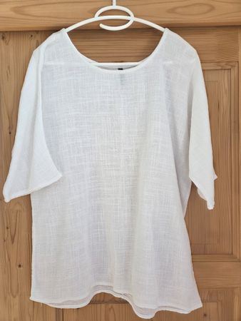 Haut femme blanc Chicoree taille S état neuf