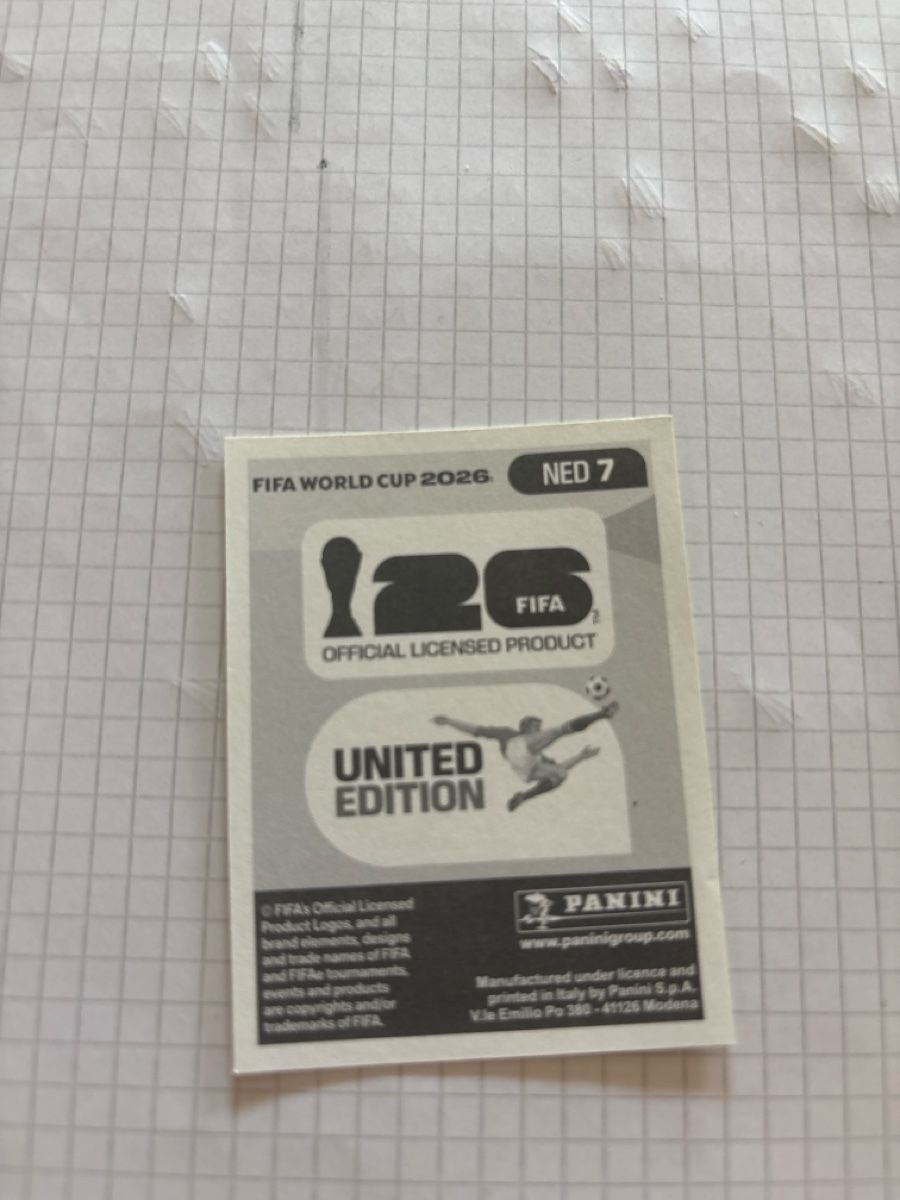 Panini Cartes à collectionner: Panini NED7 – Neuf (Voir description) à Rechthalten par Thierry_89 1
