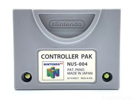 N64 Controller Pak Memorycard Original
