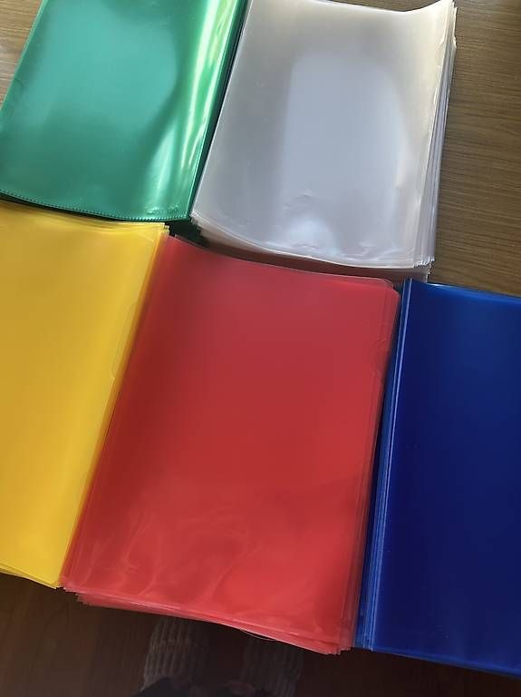 Fogli trasparenti: Sichtmäppli 5 Farben, je 100 Stück – Nuovo (secondo la descrizione) da Gisikon venduto da luz_l95s 1
