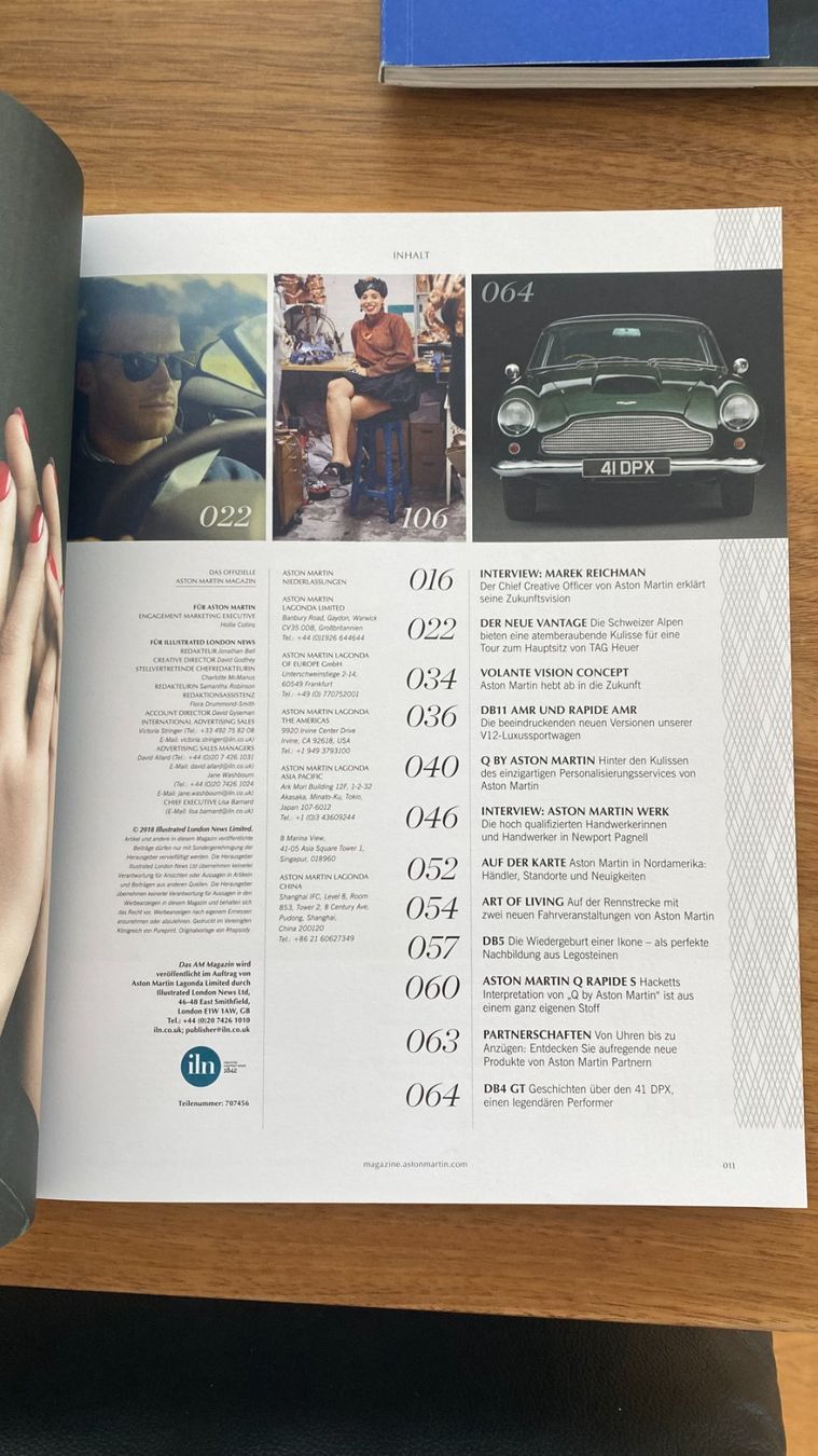 Revues & Magazines: Aston Martin - 8 Hefte - englisch – D'occasion à Gerolfingen par bac_287t 7