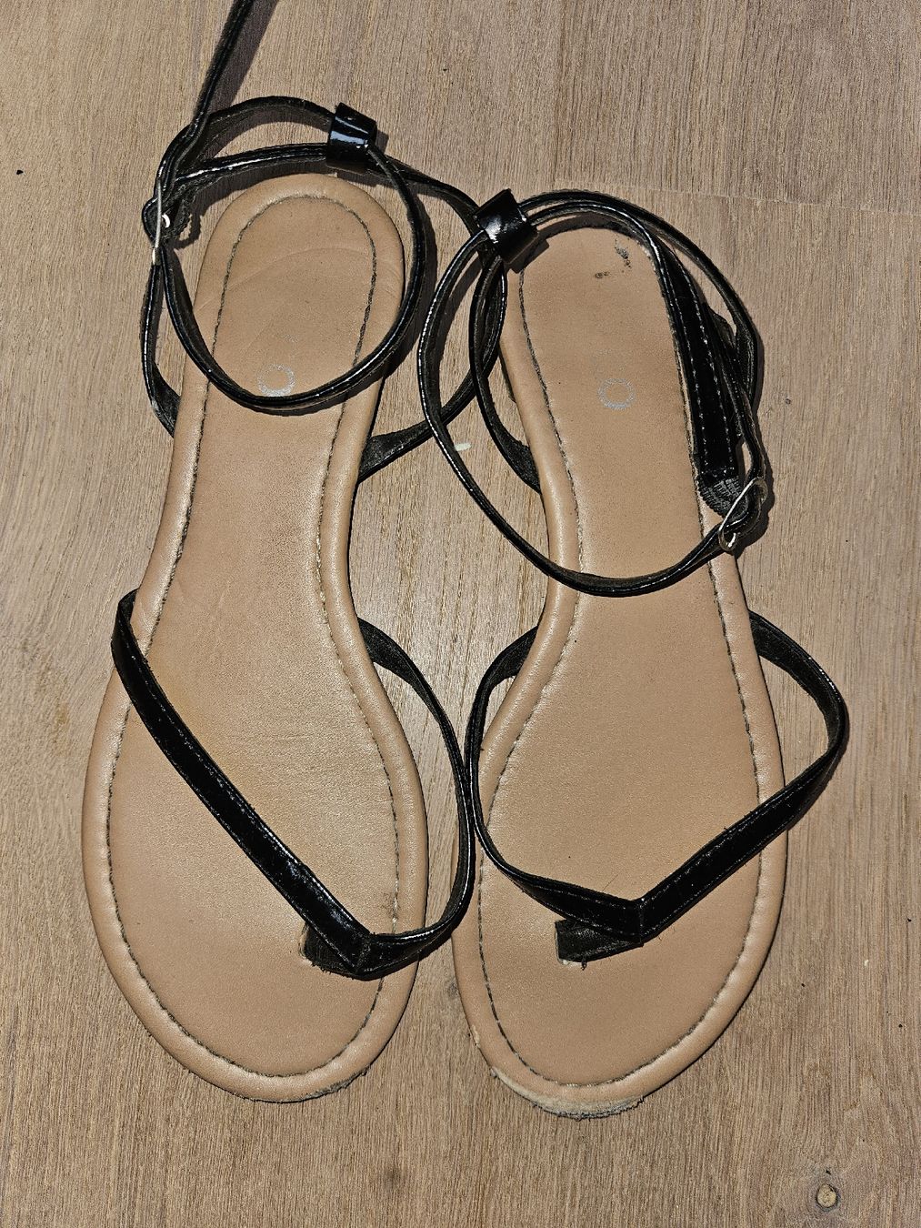 Scarpe da donna: Elegant Black Summer Sandals A.Co, Size 39, – Usato da Appenzell venduto da Thename___