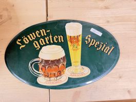 Reklame Schild Bier Löwengarten Spezial Rorschach