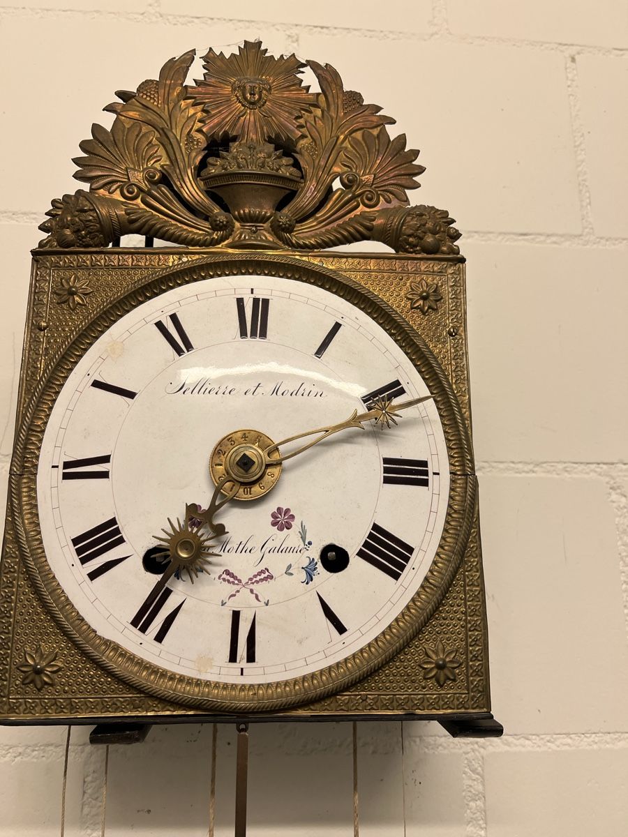 Orologi da terra & Orologi da parete: Comtoise Uhr Füllhorn mit Wecker – Usato da Igis venduto da Haupt48 1