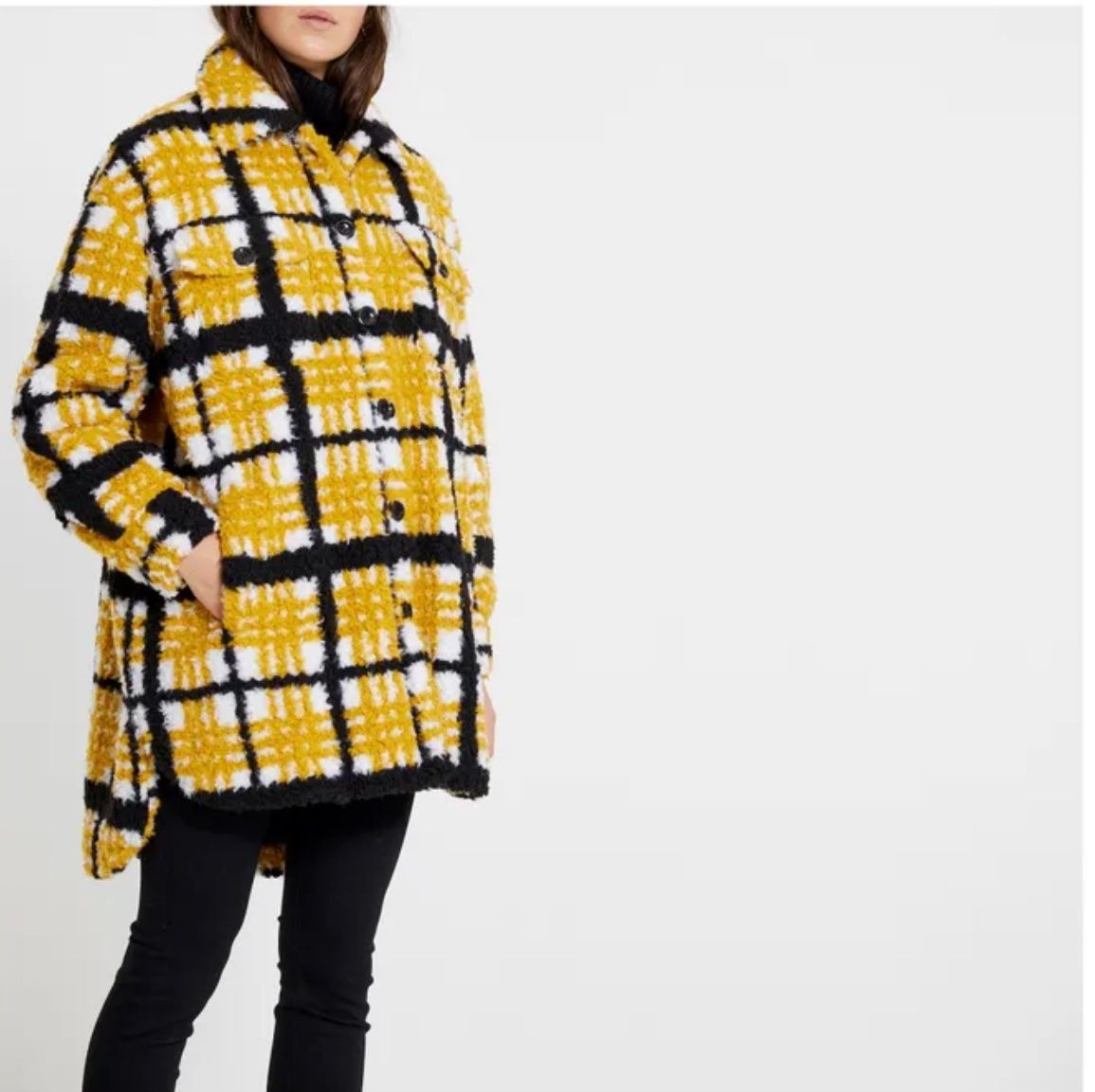 Stand Studio Cappotti: STAND STUDIO Jacke, gelb kariert, M – Usato da Cadenazzo venduto da Adri.Ela