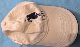 Casquette USPA Polo blanche en coton