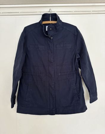 Old Navy Jacke Übergang dunkelblau Baumwolle S 