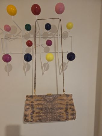 Elegante Vintage ROBERTA GANDOLFI Handtasche Top Zustand!