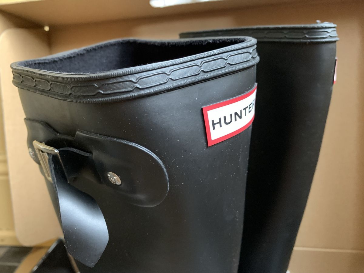 Hunter Damenschuhe: Hunter Gummistiefel Original Gloss Graphite Grösse 37 – Gebraucht aus Adliswil von Alex_Weber 3