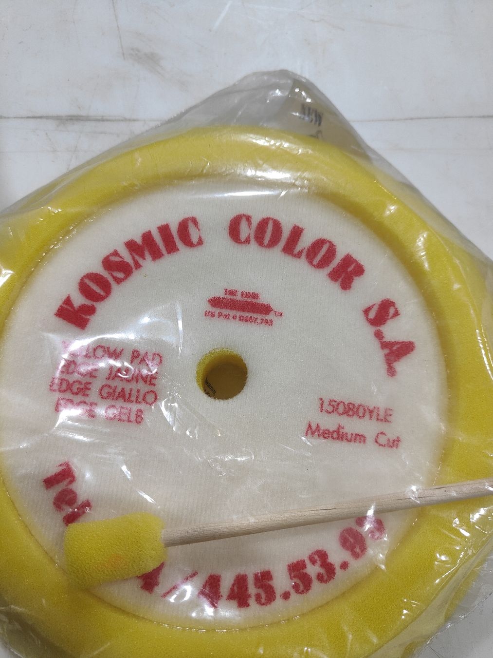 Tutti gli attrezzi: Pad de polissage jaune The Edge Kosmic neuf – Nuovo e nell'imballaggio originale da Matran venduto da kheops026 1