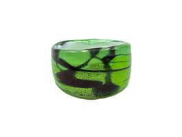 Ring Murano Glas G 52 Breite 13mm